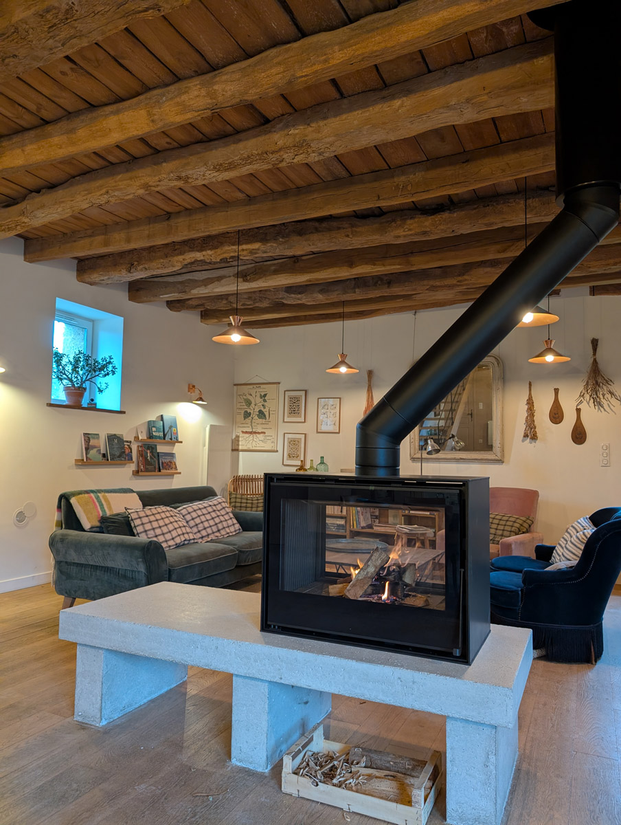 pose poele bois becafire projet belves 5 joanny ramonage installation 1