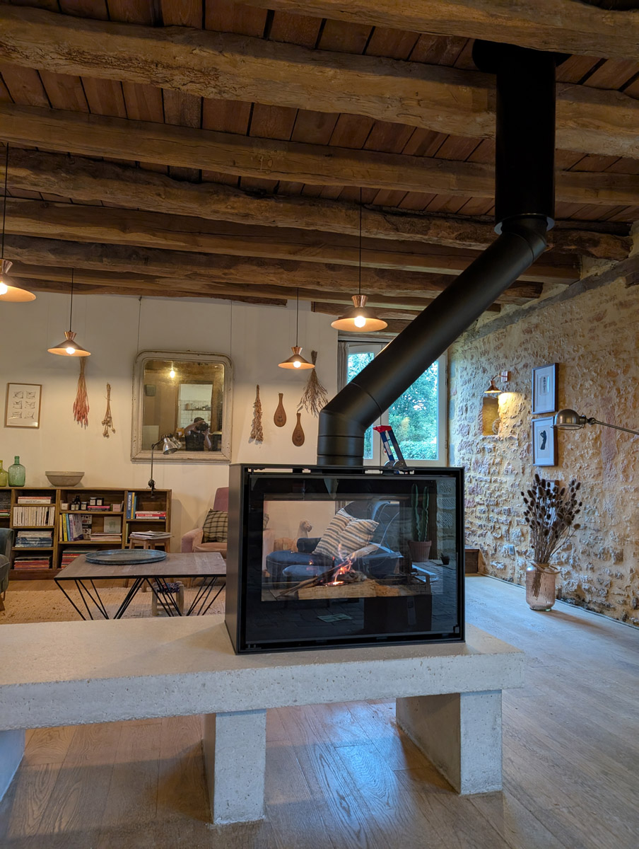 pose poele bois becafire projet belves 5 joanny ramonage installation 4